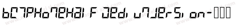 BW7pHomeHalf MediumVersion字体转换